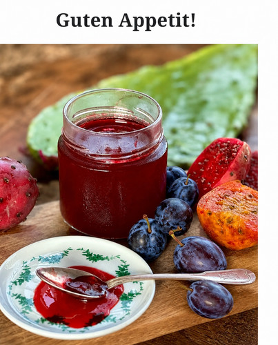 Marmelade kaktusfeige blaue - kaktusfeige,