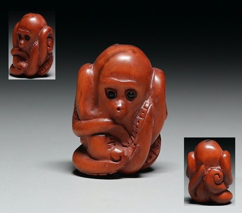Antiker japanischer netsuke - japanischer,