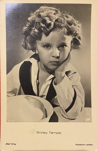 Shirley temple ross postkarte - ross,