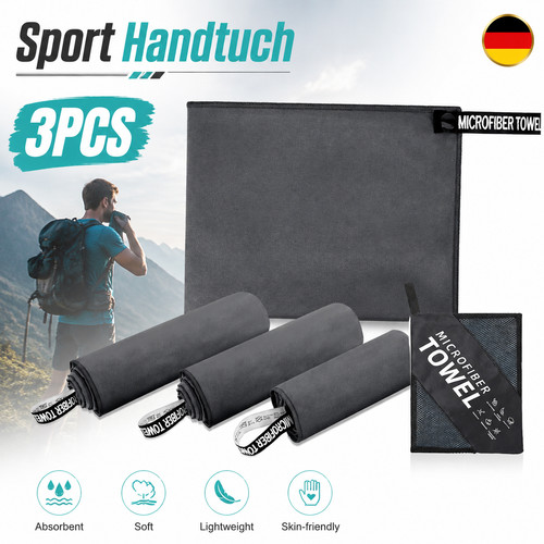 Microfaser handtuch set 3er - set,