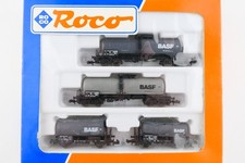 Roco 24010 4er Set Kesselwagen "BASF" der DB, OVP, (EM077)