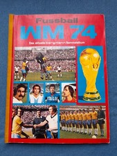 Bergmann Fussball WM 74 komplettes sehr gutes Album mit Siegerbildern +ET