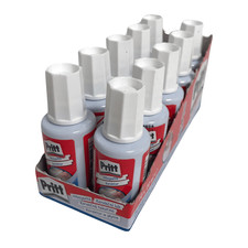 Pritt Korrekturflüssigkeit mit Pinsel wie Tipp-EX - 10 Stück je 20ml 