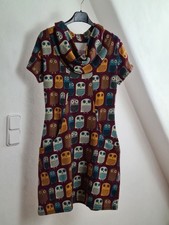 Eulen kleid bordeaux - kleid, *