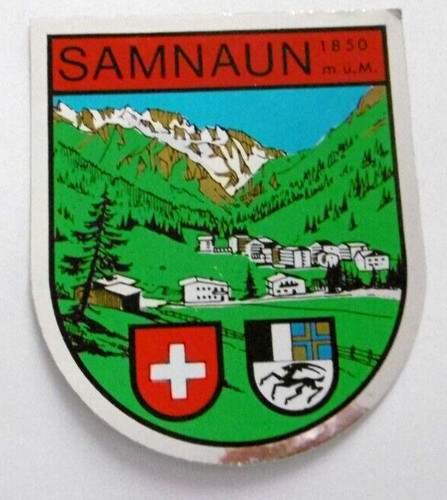 Souvenir aufkleber samnaun - souvenir-aufkleber,