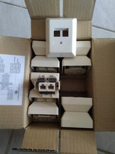 10 Stück UAE 8/8 Ap Aufputzdose Telefon RJ45 Dose NEU Telefon Fritz Box Router