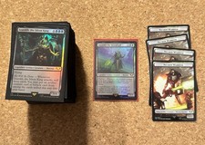 Magic The Gathering MTG Commander Deck Necron Imotekh Warhammer 40K mit Hüllen