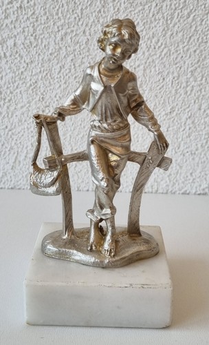 Schöne alte metall figur - metall,