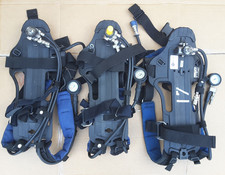 Dräger PAS PA94D Pressluftatmer Atemschutzgerät Lungenautomat Trageplatte