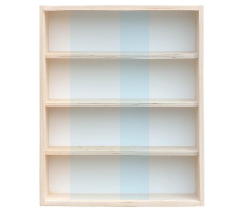 Holzvitrine mit
