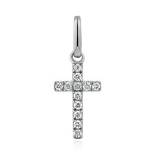 Diamant Anhänger Kreuz