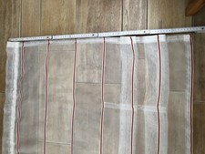 2x Raffrollo Gardinen mit roten streifen Breite 107 cm Höhe 76cm