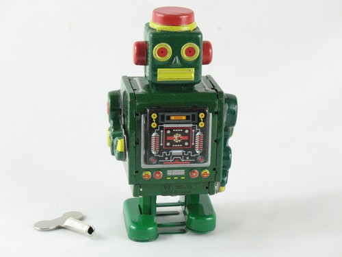 Blechspielzeug roboter mit - blechspielzeug,