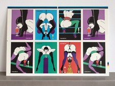 Tomi Ungerer Probedruck Postkarten Bogen Erotik Akt - sehr selten Unikat 51 x 34