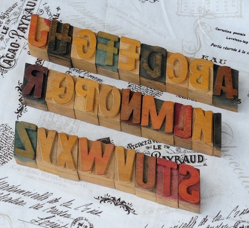 Mix alphabet holzletter - mix,