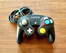 Original Nintendo GameCube Controller Gamepad Schwarz