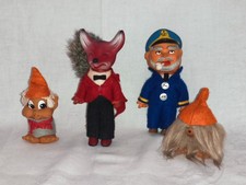 DDR Souvenir Figuren 4 Stück Kapitän,Trolle ,Fuchs