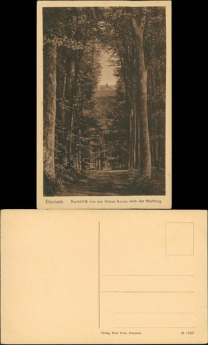 Ansichtskarte eisenach - ansichtskarte,