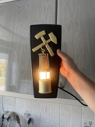Ddr bergmannslampe wandlampe - ddr,