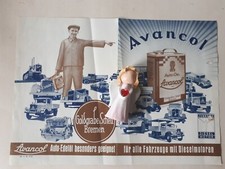 Original PROSPEKT SAMMLER AVANCOL JUNKERS DIESEL MOTOR 1936 GOLDGRABE BREMEN