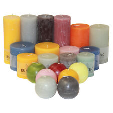 Rustic Kerzen Stumpenkerzen