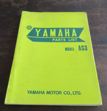 Yamaha AS3 1971 OEM parts list catalog Teilekatalog Ersatzteilliste