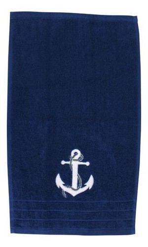 Handtuch maritim mit anker - handtuch, ca