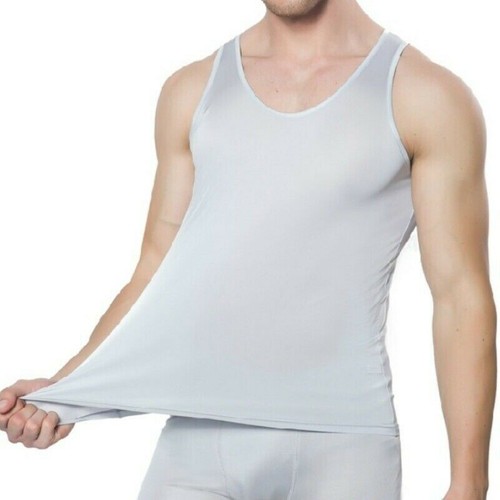 Herren gestrickt seide tanktop - gestrickt,