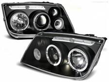 LED Angel Eyes Scheinwerfer für VW Bora 98-05 schwarz
