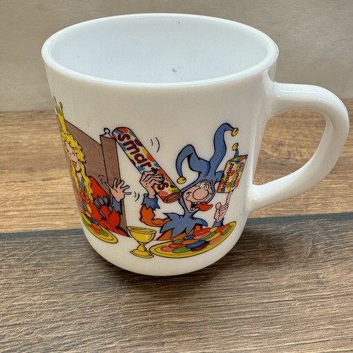 Vintage smarties werbe becher - vintage, werbe-becher