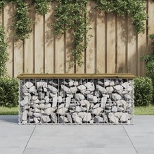 Gartenbank Gabionen Sitzbank