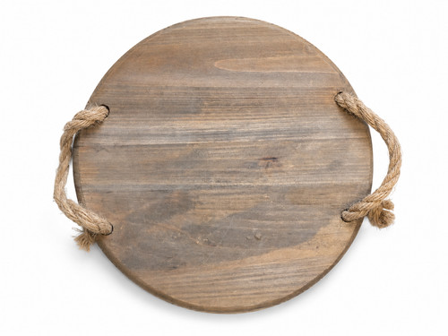 Dekorierbrett rund holz - rund,