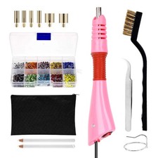DIY Hotfix-Set: Heißstein-Applikator für Kleidung, Schuhe & Taschen mit 7