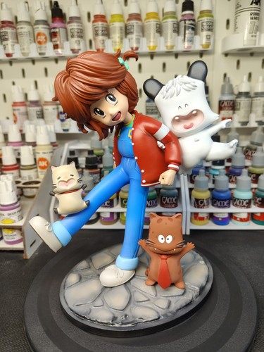 Fan art figur statue hello - art,