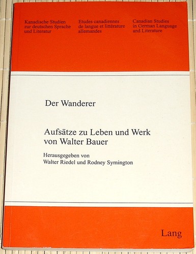 Der wanderer aufsätze zu - der,