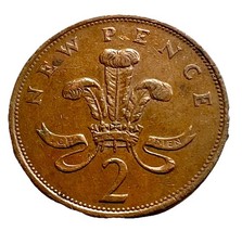 Großbritannien two, 2  New  Pence  1981