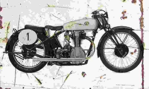 Nsu 500ss 1931 gealtertes - 500ss,