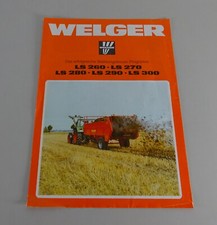 Prospekt / Broschüre Welger