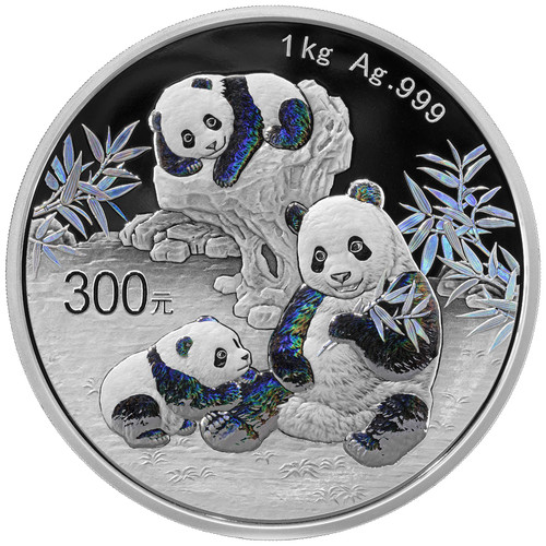 Silbermünze 1kg china panda - 1kg,
