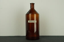 Glasflasche braun antik Destilliertes Wasser