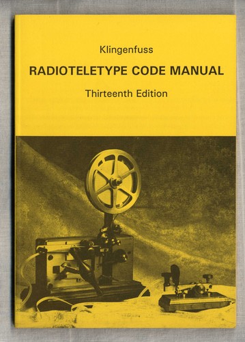 Radioteletype code manual - radioteletype,