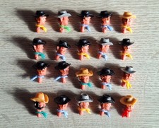 Timpo - 20 Stück dicke Cowboy-Köpfe und Halstuch 