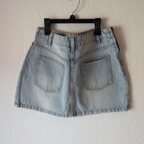 Zara damen denim minirock - minirock, kurz