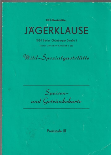 Ddr berlin speisekarte - ddr,