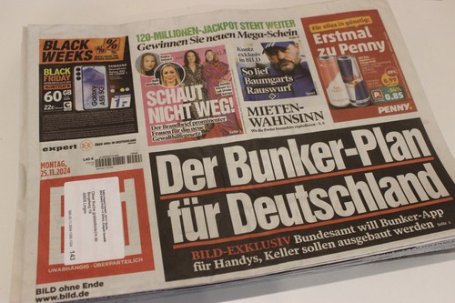 Bildzeitung 2024 - bildzeitung, 25.11.2024