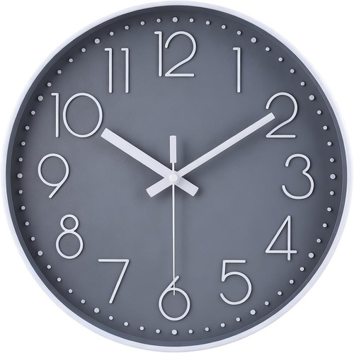 Jomparis 30cm lautlos - 30cm, wanduhr