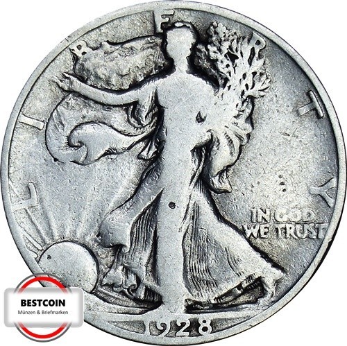Usa 142 half dollar - km,