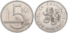 Tschechoslowakei - Czech Republic - 5 Kronen 1925-1938 - verschiedene Jahrgänge