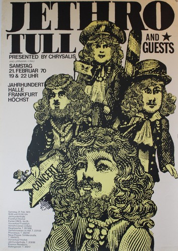 Jethro tull poster plakat - tull,, poster,