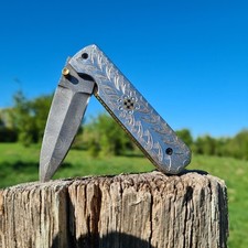 Damastmesser Taschenmesser Jagdmesser Damast-  Klappmesser  (X0) Edel GESCHENK